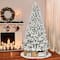 7.5ft. Unlit Flocked Virginia Pine Artificial Christmas Tree